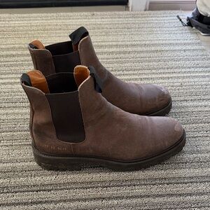 Common Projects Dark Brown Chelsea Boots